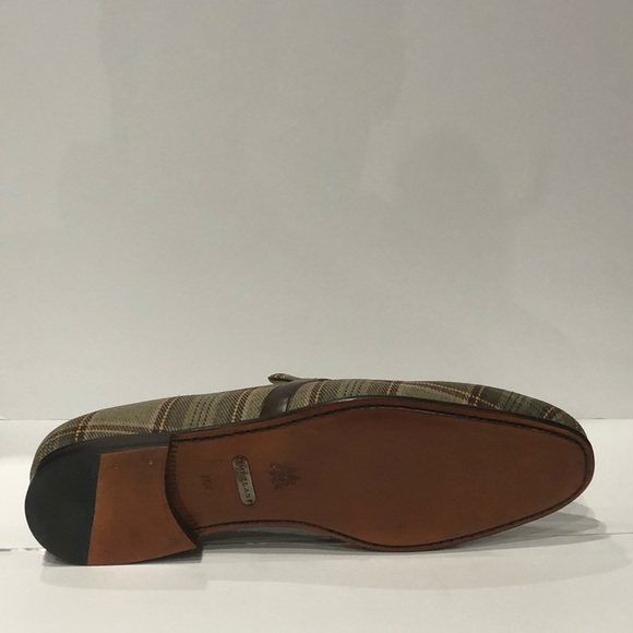 Mezlan shoes slip on loafer taupe/brown size 12 - Picture 5 of 5